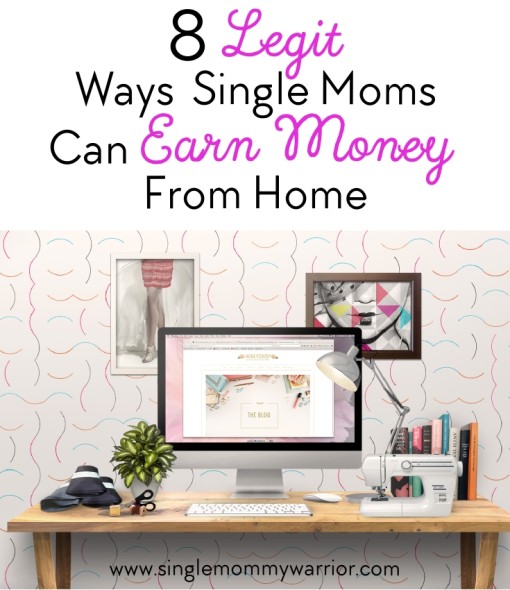 legit ways single moms earn money from home