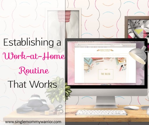 work at home routine