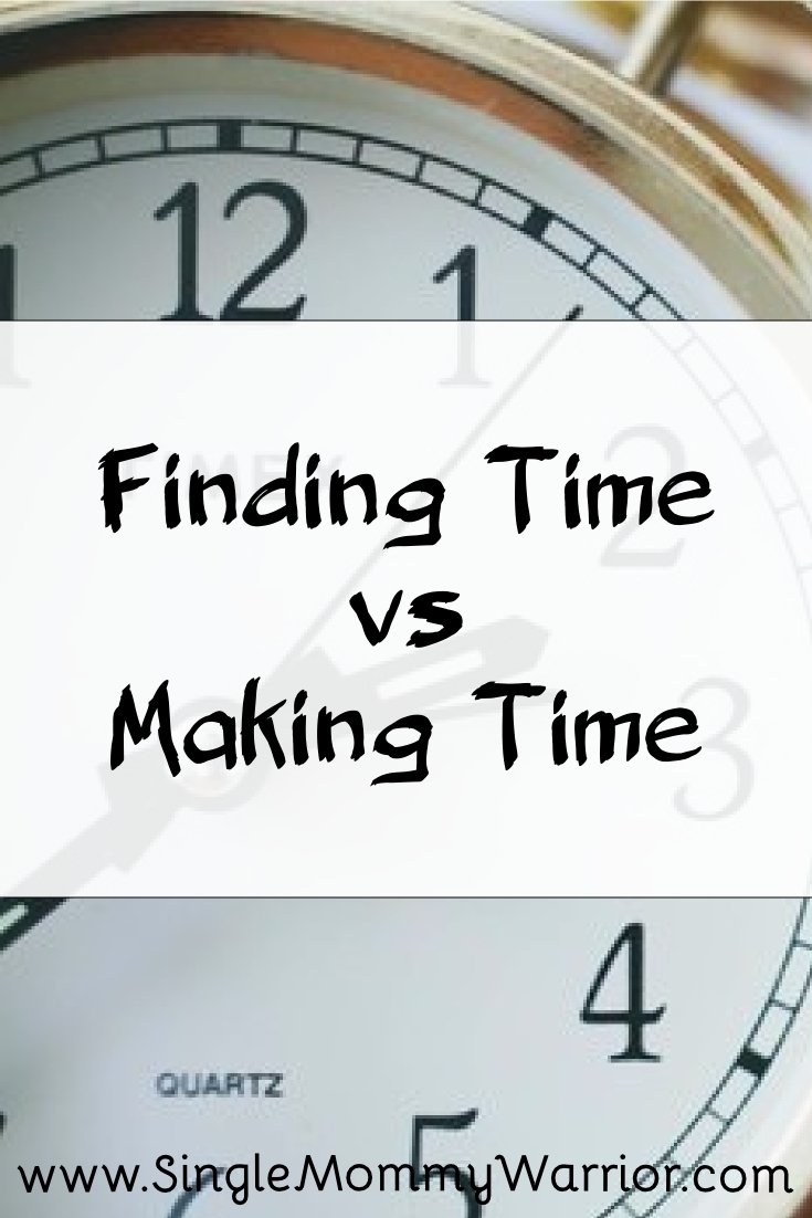 Finding Time vs Making Time