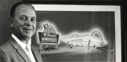 Ray Kroc McDonald's founder (Image Source: http://www.investors.com/news/management/leaders-and-success/kroc-built-mcdonalds-restaurants-into-an-empire/)