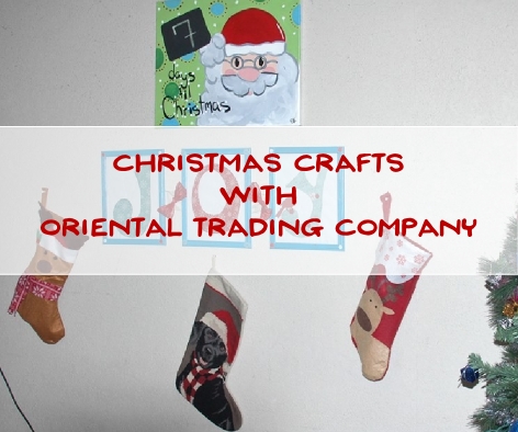 Christmas Crafts with Oriental Trading Company