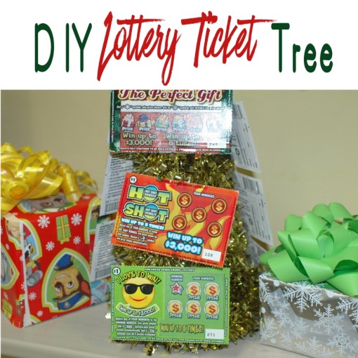 #GiveInstantJoy this holidayseason with this DIY Lottery Ticket Tree that is adorned with Arkansas Scholarship Lottery tickets